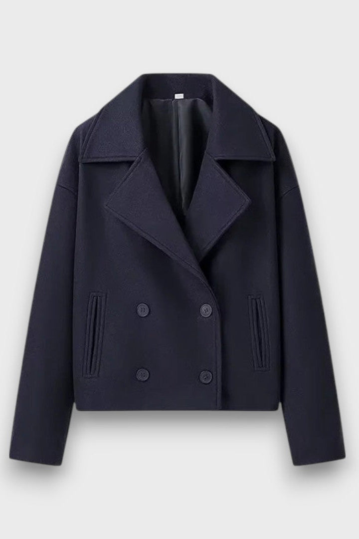 Pinalle – Cappotto corto con colletto a revers