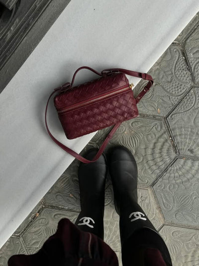 Juliette | Borsa Woven Strutturata Lucida