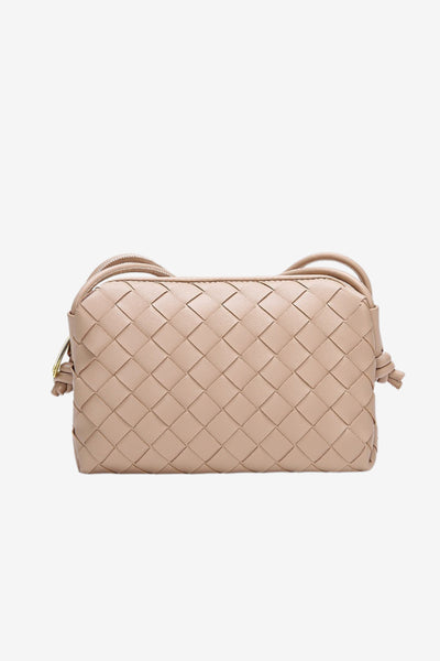 Janna | Borsa a tracolla compatta intrecciata per ogni giorno